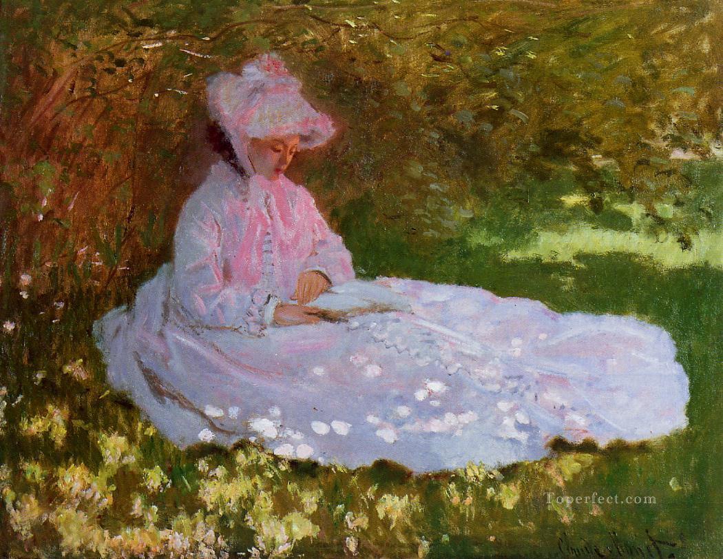 The Reader Claude Monet Oil Paintings